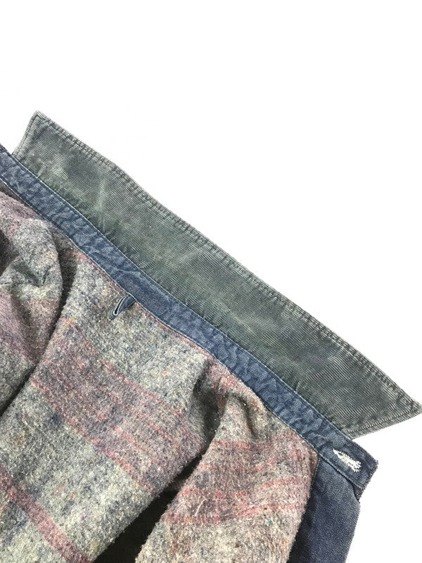 【中古品】【メンズ】 BLUEBELL ブルーベル 70's DENIM CHORE COAT 70年代 襟コーデュロイ ブランケットライナーデニムカバーオール 146-260820-rt-19-tag サイズ：44 カラー：インディゴ 万代Net店