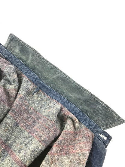 【中古品】【メンズ】 BLUEBELL ブルーベル 70's DENIM CHORE COAT 70年代 襟コーデュロイ ブランケットライナーデニムカバーオール 146-260820-rt-19-tag サイズ：44 カラー：インディゴ 万代Net店