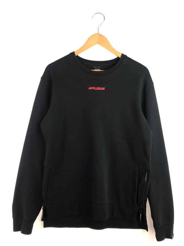 【中古品】【メンズ】 APPLEBUM アップルバム ELITE PERFORMANCE CREW エリートパフォーマンスクルー スウェット トレーナー トップス 142-251217-rt-01-tag サイズ：M カラー：ブラック 万代Net店