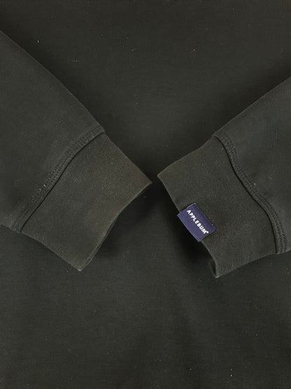 【中古品】【メンズ】 APPLEBUM アップルバム ELITE PERFORMANCE CREW エリートパフォーマンスクルー スウェット トレーナー トップス 142-251217-rt-01-tag サイズ：M カラー：ブラック 万代Net店