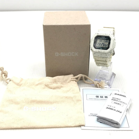 【中古美品】【メンズ】 G-SHOCK ジーショック G5600BG-5 デジタル タフソーラー腕時計 196-251129-na-04-tag カラー：ホワイト系 万代Net店