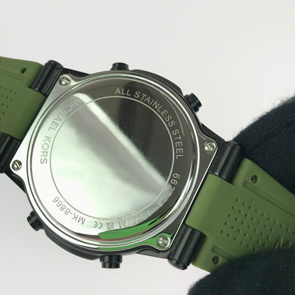 【中古品】【メンズ】 Michael Kors マイケルコース デジタルウォッチ MK-8866 腕時計 197-251130-na-07-tag カラー：グリーン 万代Net店