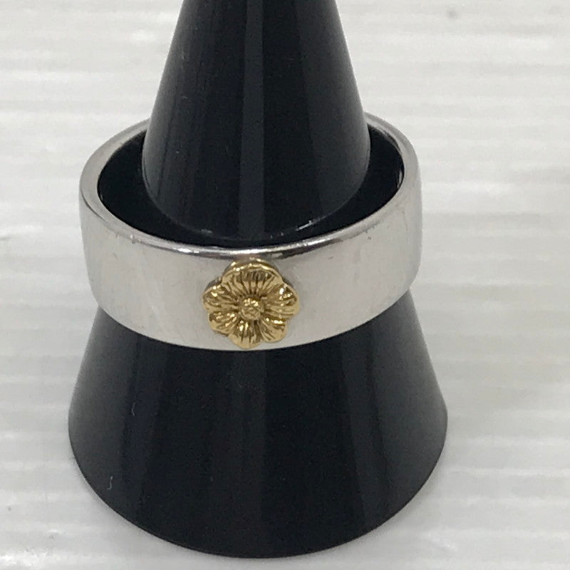 【中古品】【メンズ】 SAAD サード SV925 K24GP フラットバンド リング ポピー R-143-SGPL 指輪 アクセサリー 191-251206-na-05-tag カラー：シルバー 万代Net店