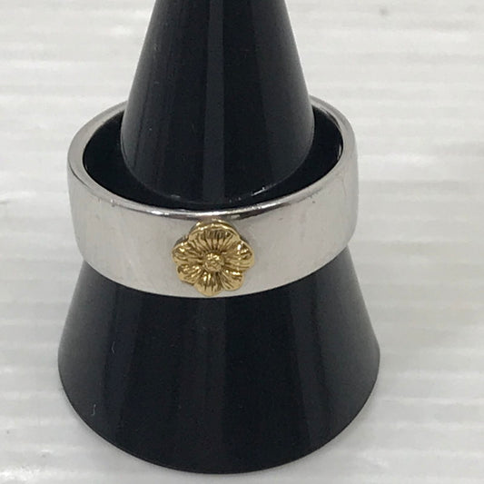 【中古品】【メンズ】 SAAD サード SV925 K24GP フラットバンド リング ポピー R-143-SGPL 指輪 アクセサリー 191-251206-na-05-tag カラー：シルバー 万代Net店