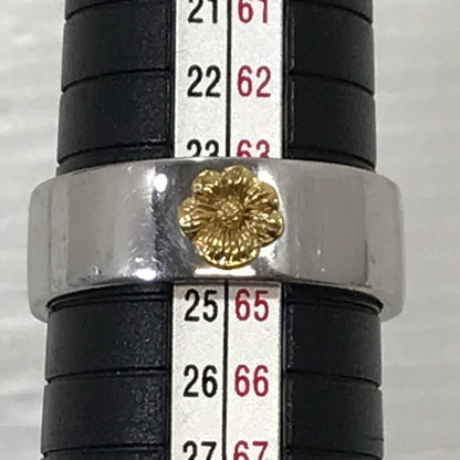 【中古品】【メンズ】 SAAD サード SV925 K24GP フラットバンド リング ポピー R-143-SGPL 指輪 アクセサリー 191-251206-na-05-tag カラー：シルバー 万代Net店