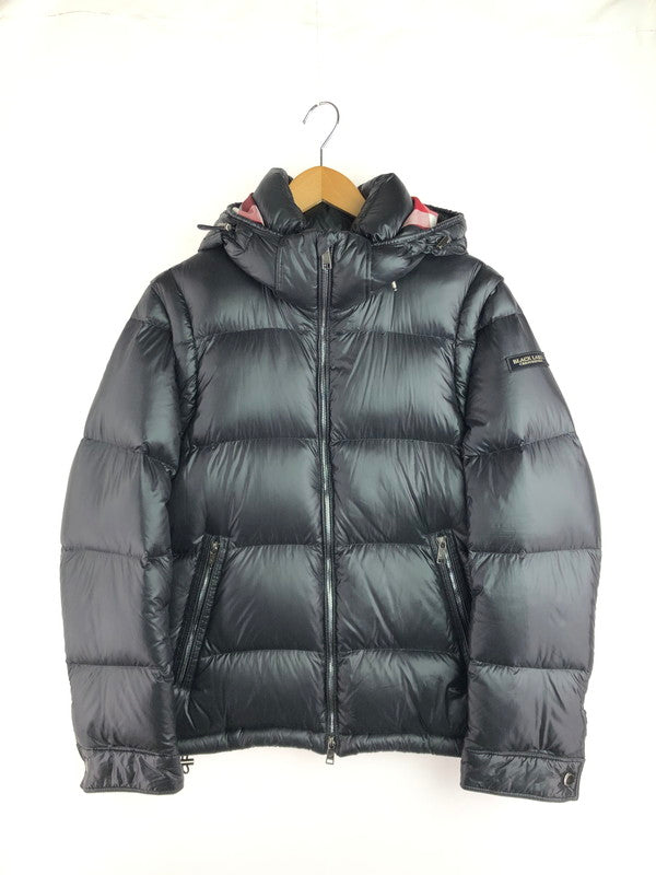 【中古美品】【メンズ】 BLACK LABELCRESTBRIDGE ブラックレーベル・クレストブリッジ HOODED DOWN JACKET BLACK 51F96-296-09 フーデッド ダウンジャケット アウター 141-251127-rt-19-tag サイズ：L カラー：ブラック 万代Net店