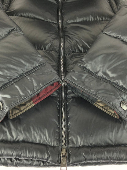 【中古美品】【メンズ】 BLACK LABELCRESTBRIDGE ブラックレーベル・クレストブリッジ HOODED DOWN JACKET BLACK 51F96-296-09 フーデッド ダウンジャケット アウター 141-251127-rt-19-tag サイズ：L カラー：ブラック 万代Net店