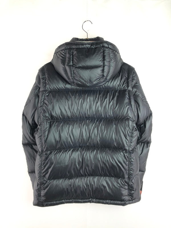 【中古美品】【メンズ】 BLACK LABELCRESTBRIDGE ブラックレーベル・クレストブリッジ HOODED DOWN JACKET BLACK 51F96-296-09 フーデッド ダウンジャケット アウター 141-251127-rt-19-tag サイズ：L カラー：ブラック 万代Net店