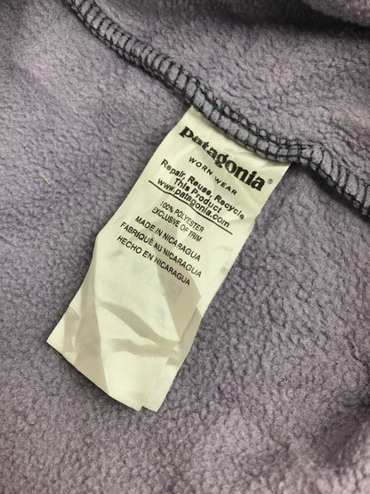 【中古品】【メンズ】 patagonia パタゴニア SYNCHILLA SNAP-T PULLOVER GRAY PURPLE 25455 シンチラ スナップ T プルオーバー 18年製 168-251128-rt-16-tag サイズ：M カラー：グレー/パープル 万代Net店
