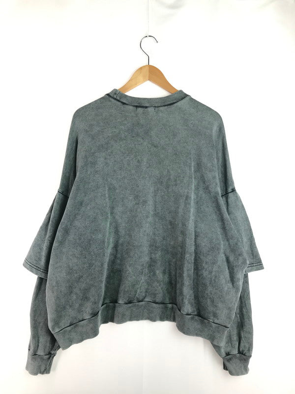 【中古品】【メンズ】 INTODUSK イントゥダスクSWAMP CREW WASHED BLACK スワンプクルー ウォッシュブラック トレーナー トップス 141-251128-rt-11-tag サイズ：M カラー：グレー 万代Net店