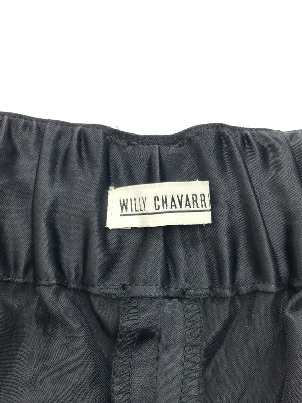 【中古品】【メンズ】 WILLY CHAVARRIA ウィリー チャバリア AW22～23 SCHOOLBOY PANT BLACK AAC511-A スクールボーイ パンツ ボトムス 152-251127-rt-14-tag サイズ：L カラー：ブラック 万代Net店