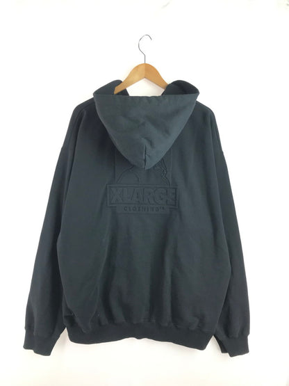 【中古品】【メンズ】 XLARGE エクストララージ EMBOSSED OG BOX ZIP UP HOODED SWEATSHIRT BLACK 101251012002 フーデッド スウェットシャツ パーカー 142-251206-rt-05-tag サイズ：XXL カラー：ブラック 万代Net店