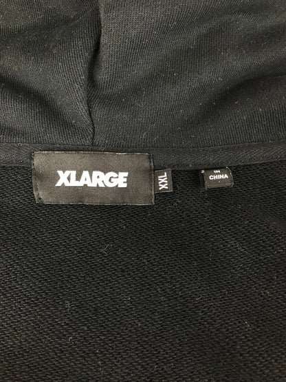 【中古品】【メンズ】 XLARGE エクストララージ EMBOSSED OG BOX ZIP UP HOODED SWEATSHIRT BLACK 101251012002 フーデッド スウェットシャツ パーカー 142-251206-rt-05-tag サイズ：XXL カラー：ブラック 万代Net店