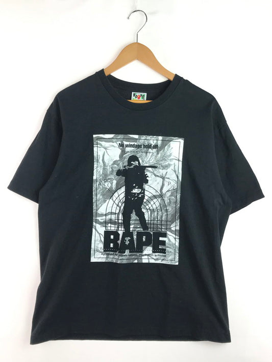【中古品】【メンズ】 A BATHING APE アベイシングエイプ TREE EDGE CAMO HUNTING TEE 001TEL801033M ツリーエッジ カモ ハンティング Tシャツ トップス 142-251129-rt-03-tag サイズ：XL カラー：ブラック 万代Net店
