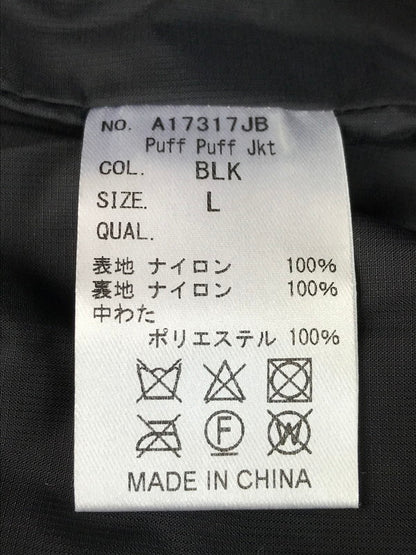 【中古品】【メンズ】 PUFF PUFF JACKET BLACK A17317JB パフパフジャケット ブラック 142-251213-rt-20-tag サイズ：L カラー：ブラック 万代Net店