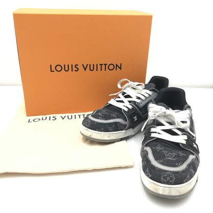 【現状渡し品】【メンズ】 LOUIS VUITTON ルイ・ヴィトン LV TRAINER SNEAKER LX0275 トレイナー スニーカー 179-251205-na-09-tag サイズ：9 カラー：NOIR 万代Net店