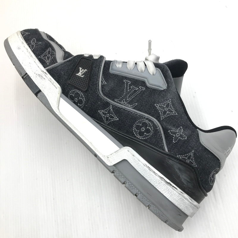 【現状渡し品】【メンズ】 LOUIS VUITTON ルイ・ヴィトン LV TRAINER SNEAKER LX0275 トレイナー スニーカー 179-251205-na-09-tag サイズ：9 カラー：NOIR 万代Net店