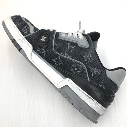 【現状渡し品】【メンズ】 LOUIS VUITTON ルイ・ヴィトン LV TRAINER SNEAKER LX0275 トレイナー スニーカー 179-251205-na-09-tag サイズ：9 カラー：NOIR 万代Net店