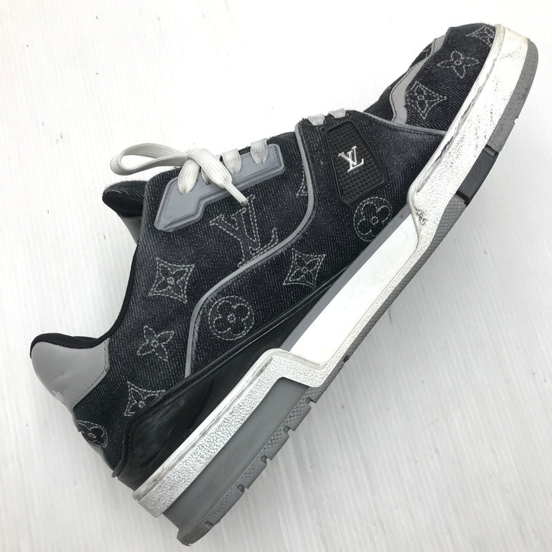 【現状渡し品】【メンズ】 LOUIS VUITTON ルイ・ヴィトン LV TRAINER SNEAKER LX0275 トレイナー スニーカー 179-251205-na-09-tag サイズ：9 カラー：NOIR 万代Net店