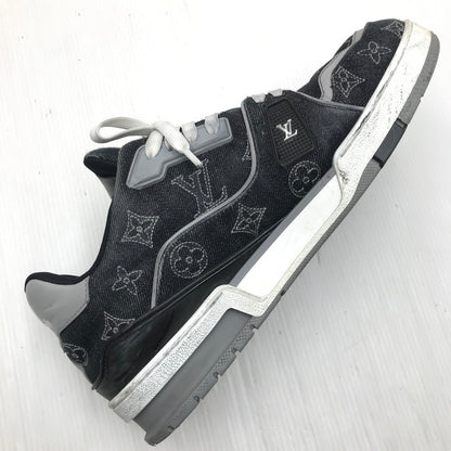 【現状渡し品】【メンズ】 LOUIS VUITTON ルイ・ヴィトン LV TRAINER SNEAKER LX0275 トレイナー スニーカー 179-251205-na-09-tag サイズ：9 カラー：NOIR 万代Net店
