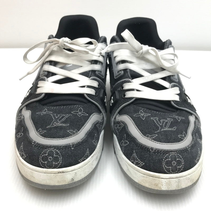 【現状渡し品】【メンズ】 LOUIS VUITTON ルイ・ヴィトン LV TRAINER SNEAKER LX0275 トレイナー スニーカー 179-251205-na-09-tag サイズ：9 カラー：NOIR 万代Net店