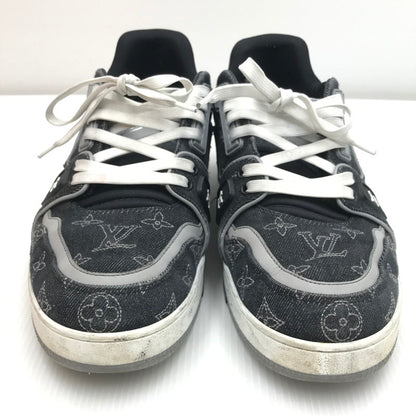 【現状渡し品】【メンズ】 LOUIS VUITTON ルイ・ヴィトン LV TRAINER SNEAKER LX0275 トレイナー スニーカー 179-251205-na-09-tag サイズ：9 カラー：NOIR 万代Net店