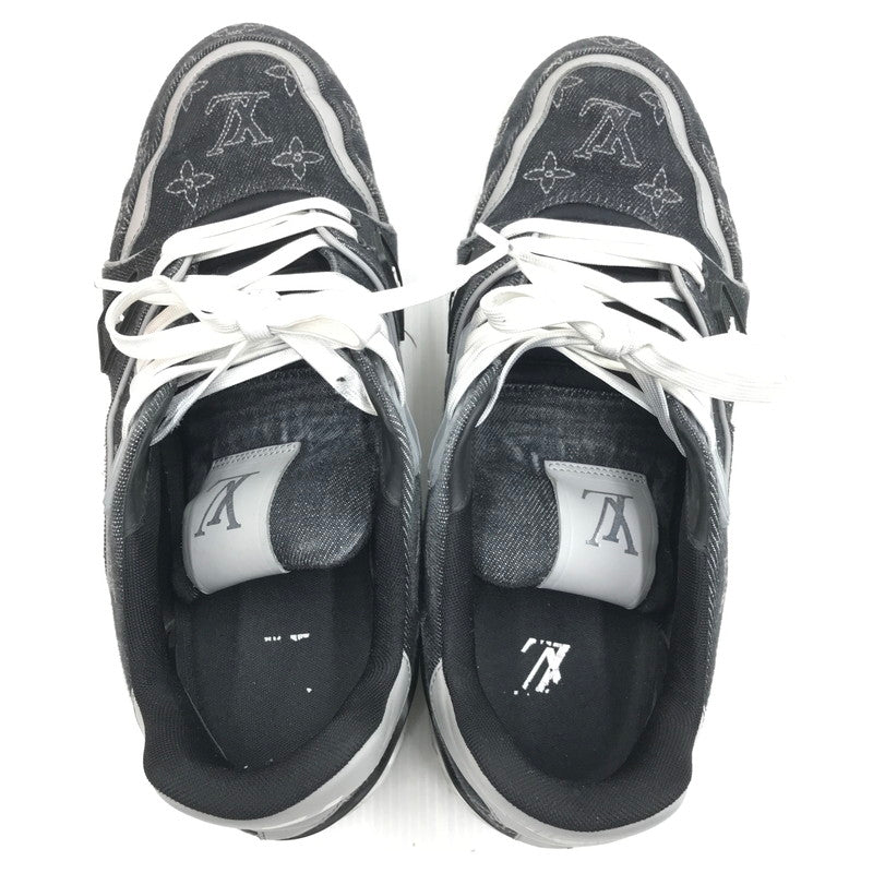 【現状渡し品】【メンズ】 LOUIS VUITTON ルイ・ヴィトン LV TRAINER SNEAKER LX0275 トレイナー スニーカー 179-251205-na-09-tag サイズ：9 カラー：NOIR 万代Net店