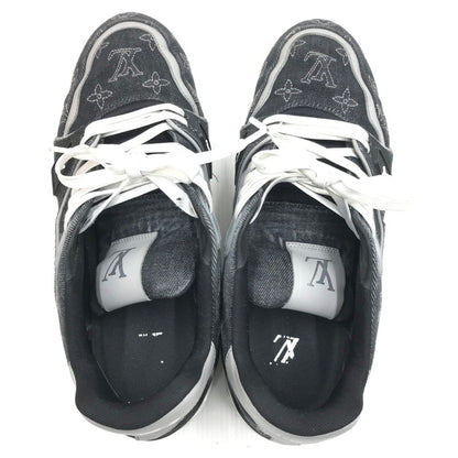 【現状渡し品】【メンズ】 LOUIS VUITTON ルイ・ヴィトン LV TRAINER SNEAKER LX0275 トレイナー スニーカー 179-251205-na-09-tag サイズ：9 カラー：NOIR 万代Net店