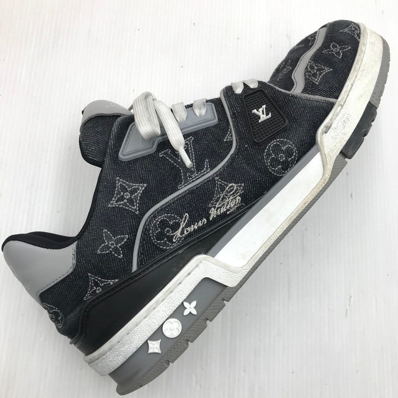 【現状渡し品】【メンズ】 LOUIS VUITTON ルイ・ヴィトン LV TRAINER SNEAKER LX0275 トレイナー スニーカー 179-251205-na-09-tag サイズ：9 カラー：NOIR 万代Net店