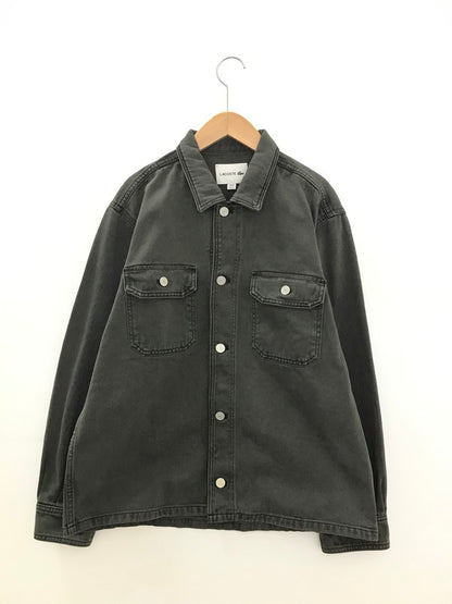 【中古美品】【メンズ】 LACOSTE ラコステ ORGANIC COTTON GARMENT DYE DENIM SHIRT CH7227 オーガニック コットン ガーメント ダイ デニム シャツ 147-251213-rt-18-tag サイズ：M カラー：グレー 万代Net店