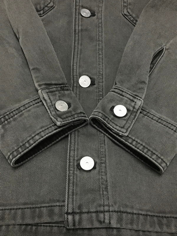 【中古美品】【メンズ】 LACOSTE ラコステ ORGANIC COTTON GARMENT DYE DENIM SHIRT CH7227 オーガニック コットン ガーメント ダイ デニム シャツ 147-251213-rt-18-tag サイズ：M カラー：グレー 万代Net店