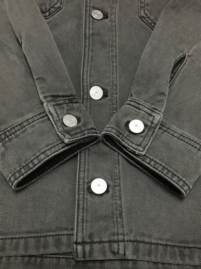 【中古美品】【メンズ】 LACOSTE ラコステ ORGANIC COTTON GARMENT DYE DENIM SHIRT CH7227 オーガニック コットン ガーメント ダイ デニム シャツ 147-251213-rt-18-tag サイズ：M カラー：グレー 万代Net店