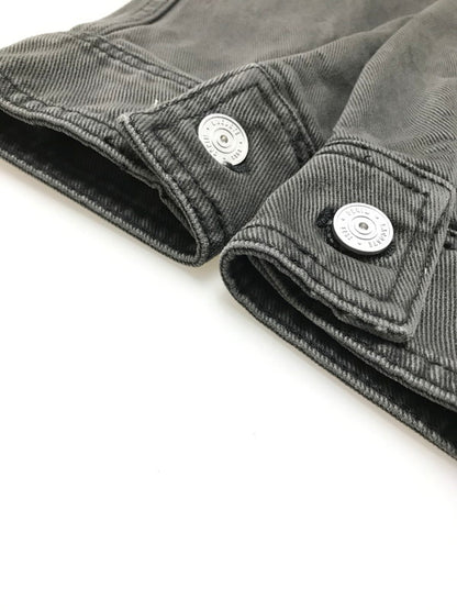 【中古美品】【メンズ】 LACOSTE ラコステ ORGANIC COTTON GARMENT DYE DENIM SHIRT CH7227 オーガニック コットン ガーメント ダイ デニム シャツ 147-251213-rt-18-tag サイズ：M カラー：グレー 万代Net店