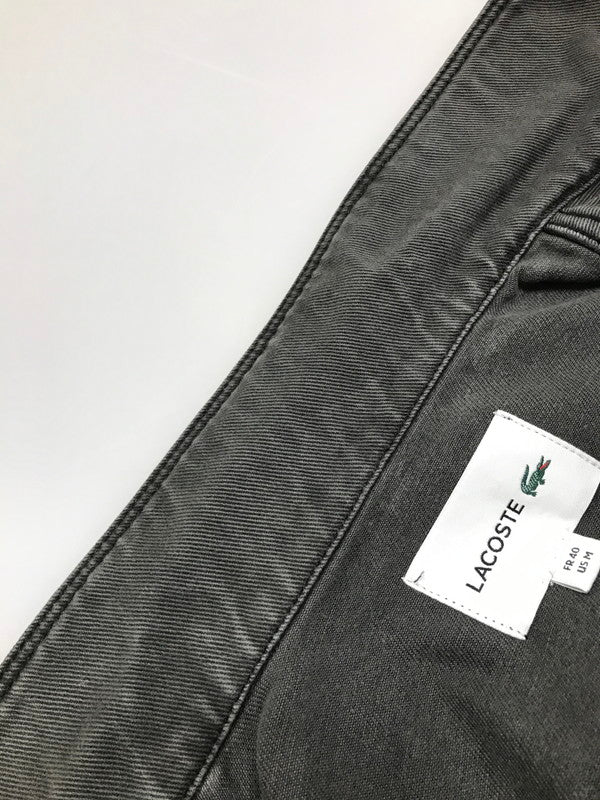 【中古美品】【メンズ】 LACOSTE ラコステ ORGANIC COTTON GARMENT DYE DENIM SHIRT CH7227 オーガニック コットン ガーメント ダイ デニム シャツ 147-251213-rt-18-tag サイズ：M カラー：グレー 万代Net店