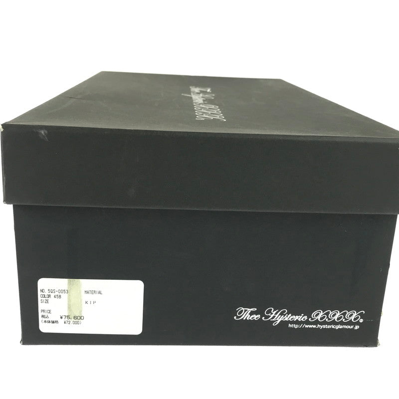 【中古品】【メンズ】 HIROMU TAKAHARA ヒロム タカハラ × THEE HYSTERIC XXX ZIP UP LEATHER SNEAKER 5QS-0053 ジップアップ レザー スニーカー 162-251205-rt-08-tag サイズ：41.5 カラー：レッド 万代Net店