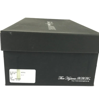 【中古品】【メンズ】 HIROMU TAKAHARA ヒロム タカハラ × THEE HYSTERIC XXX ZIP UP LEATHER SNEAKER 5QS-0053 ジップアップ レザー スニーカー 162-251205-rt-08-tag サイズ：41.5 カラー：レッド 万代Net店