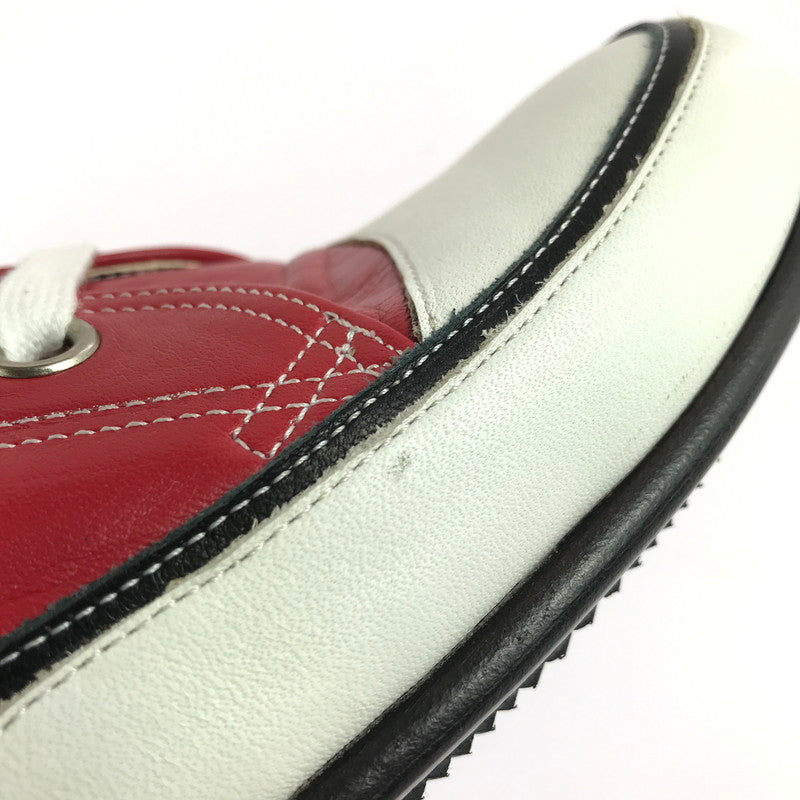 【中古品】【メンズ】 HIROMU TAKAHARA ヒロム タカハラ × THEE HYSTERIC XXX ZIP UP LEATHER SNEAKER 5QS-0053 ジップアップ レザー スニーカー 162-251205-rt-08-tag サイズ：41.5 カラー：レッド 万代Net店