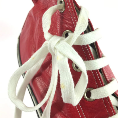 【中古品】【メンズ】 HIROMU TAKAHARA ヒロム タカハラ × THEE HYSTERIC XXX ZIP UP LEATHER SNEAKER 5QS-0053 ジップアップ レザー スニーカー 162-251205-rt-08-tag サイズ：41.5 カラー：レッド 万代Net店