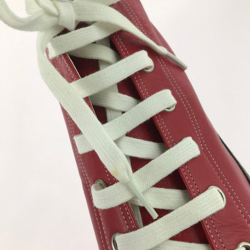 【中古品】【メンズ】 HIROMU TAKAHARA ヒロム タカハラ × THEE HYSTERIC XXX ZIP UP LEATHER SNEAKER 5QS-0053 ジップアップ レザー スニーカー 162-251205-rt-08-tag サイズ：41.5 カラー：レッド 万代Net店