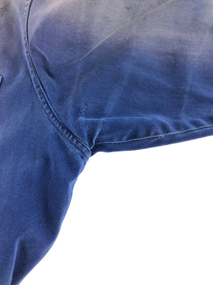 【ジャンク品】【メンズ】 FRENCH VINTAGE フレンチ ヴィンテージ 推定50'S LAPEL BLUE MOLESKIN WORK JACKET ラペル ブルー モールスキン ワークジャケット アウター 146-251128-rt-30-tag サイズ：不明 下記参照 カラー：ブルー系 万代Net店