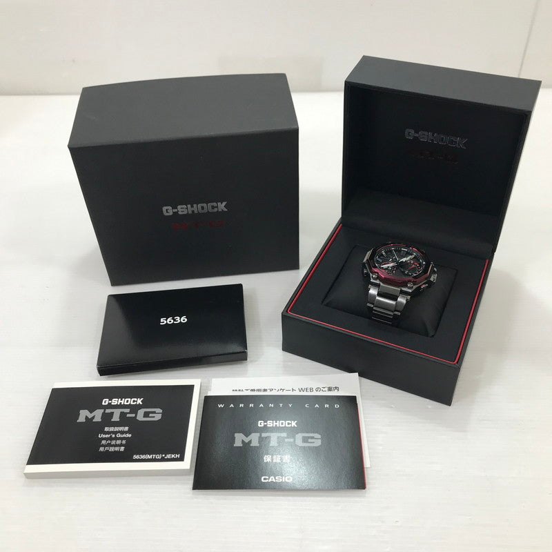 【中古品】【メンズ】 G-SHOCK ジーショック MTG-B2000 SERIES MTG-B2000BD-1A4JF MTG タフソーラー 腕時計 196-251206-na-06-tag カラー：ブラック 万代Net店