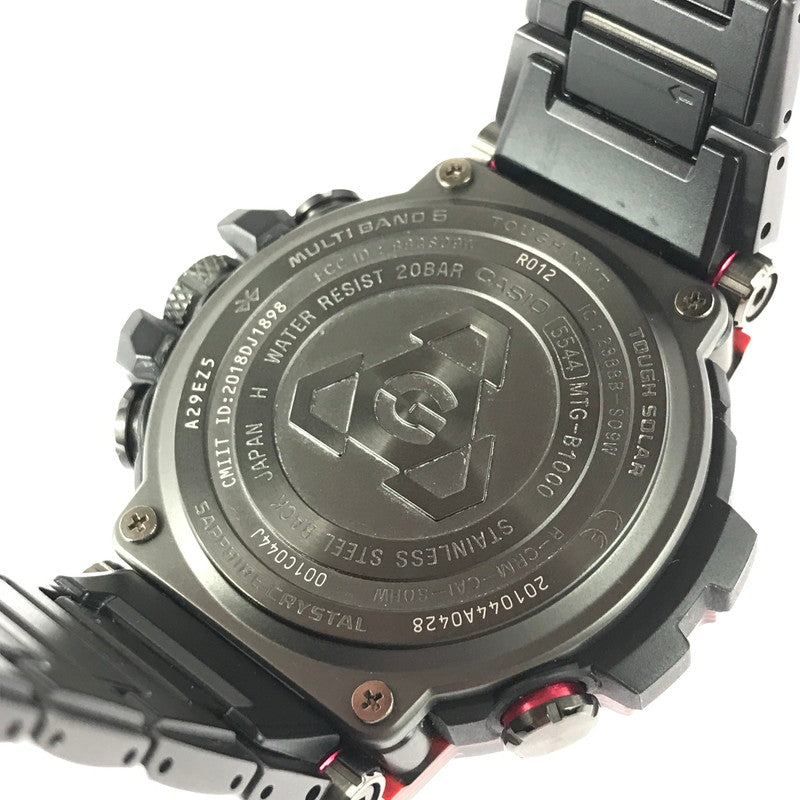 【中古品】【メンズ】 G-SHOCK ジーショック MTG-B1000 SERIES MTG-B1000XBD-1AJF タフソーラー 腕時計 196-251206-na-07-tag カラー：ブラック 万代Net店