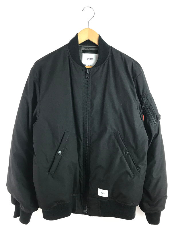 【中古品】【メンズ】 WTAPS ダブルタップス 19AW W1 JACKET.NYPO.TWILL 192WVDT-JKM06 19年秋冬 ダブリューワン ジャケット 142-251129-rt-16-tag サイズ：1 カラー：ブラック 万代Net店