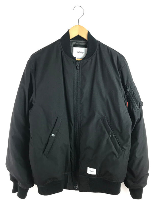 【中古品】【メンズ】 WTAPS ダブルタップス 19AW W1 JACKET.NYPO.TWILL 192WVDT-JKM06 19年秋冬 ダブリューワン ジャケット 142-251129-rt-16-tag サイズ：1 カラー：ブラック 万代Net店