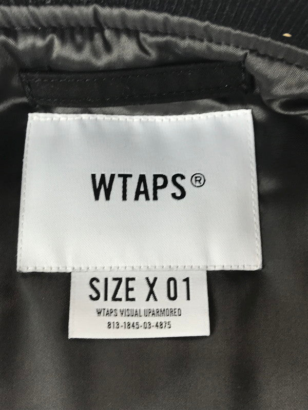 【中古品】【メンズ】 WTAPS ダブルタップス 19AW W1 JACKET.NYPO.TWILL 192WVDT-JKM06 19年秋冬 ダブリューワン ジャケット 142-251129-rt-16-tag サイズ：1 カラー：ブラック 万代Net店
