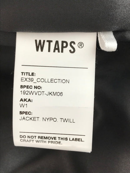 【中古品】【メンズ】 WTAPS ダブルタップス 19AW W1 JACKET.NYPO.TWILL 192WVDT-JKM06 19年秋冬 ダブリューワン ジャケット 142-251129-rt-16-tag サイズ：1 カラー：ブラック 万代Net店