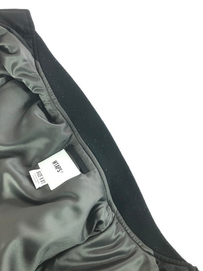 【中古品】【メンズ】 WTAPS ダブルタップス 19AW W1 JACKET.NYPO.TWILL 192WVDT-JKM06 19年秋冬 ダブリューワン ジャケット 142-251129-rt-16-tag サイズ：1 カラー：ブラック 万代Net店