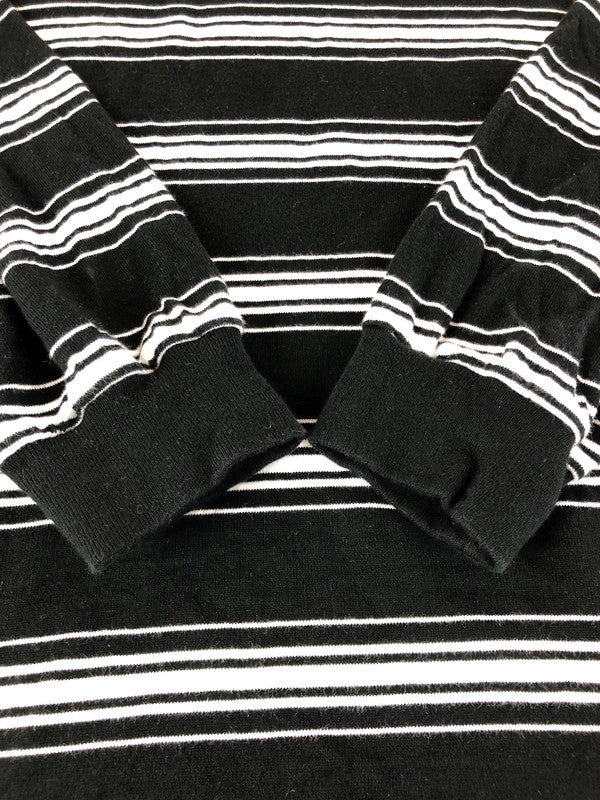 【中古品】【メンズ】 WTAPS ダブルタップス 22AW BDY 01 L/S COTTON. TEXTILE 222ATDT-CSM13 ロングスリーブ コットン テキスタイル Tシャツ トップス 142-251128-rt-22-tag サイズ：2 カラー：ブラック/ホワイト 万代Net店