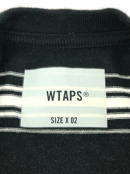 【中古品】【メンズ】 WTAPS ダブルタップス 22AW BDY 01 L/S COTTON. TEXTILE 222ATDT-CSM13 ロングスリーブ コットン テキスタイル Tシャツ トップス 142-251128-rt-22-tag サイズ：2 カラー：ブラック/ホワイト 万代Net店