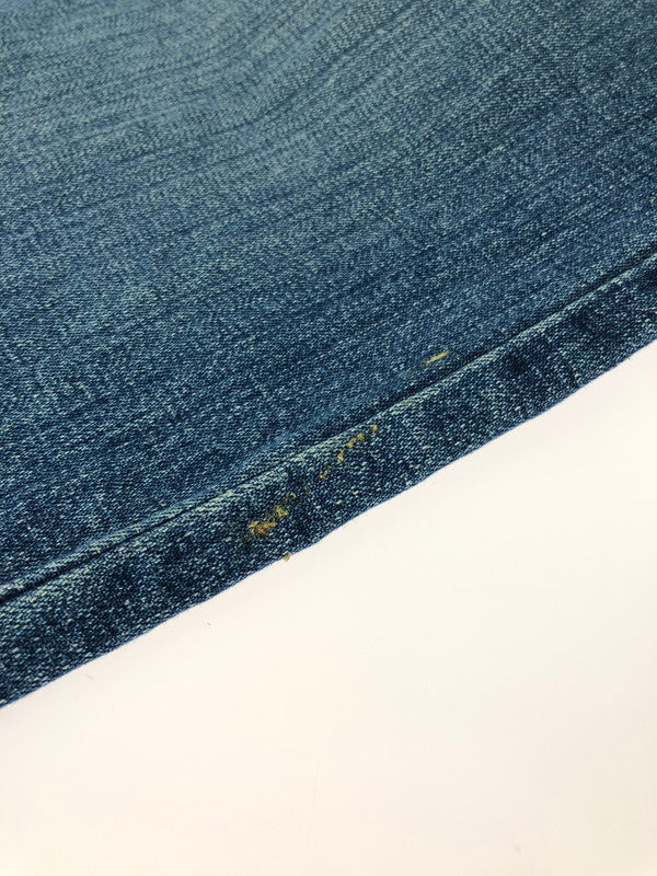 【中古品】【メンズ】 akademiks アカデミクス HONEYCOMB PATCHWORK DENIM PANTS ハニカム柄 パッチワーク デニムパンツ 157-251127-rt-17-tag サイズ：32 カラー：ブルー 万代Net店